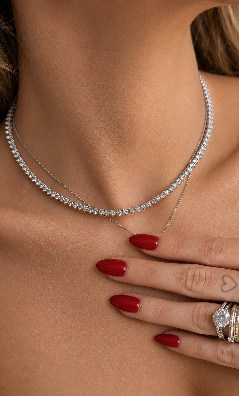 Riviera Anne 3mm - Moissanite