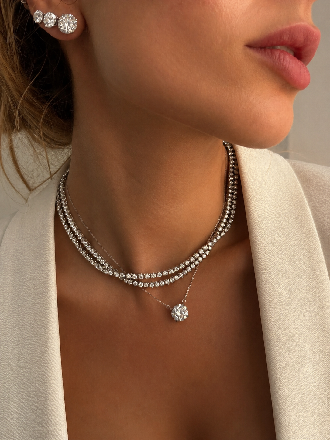 Riviera Anne 3mm - Moissanite