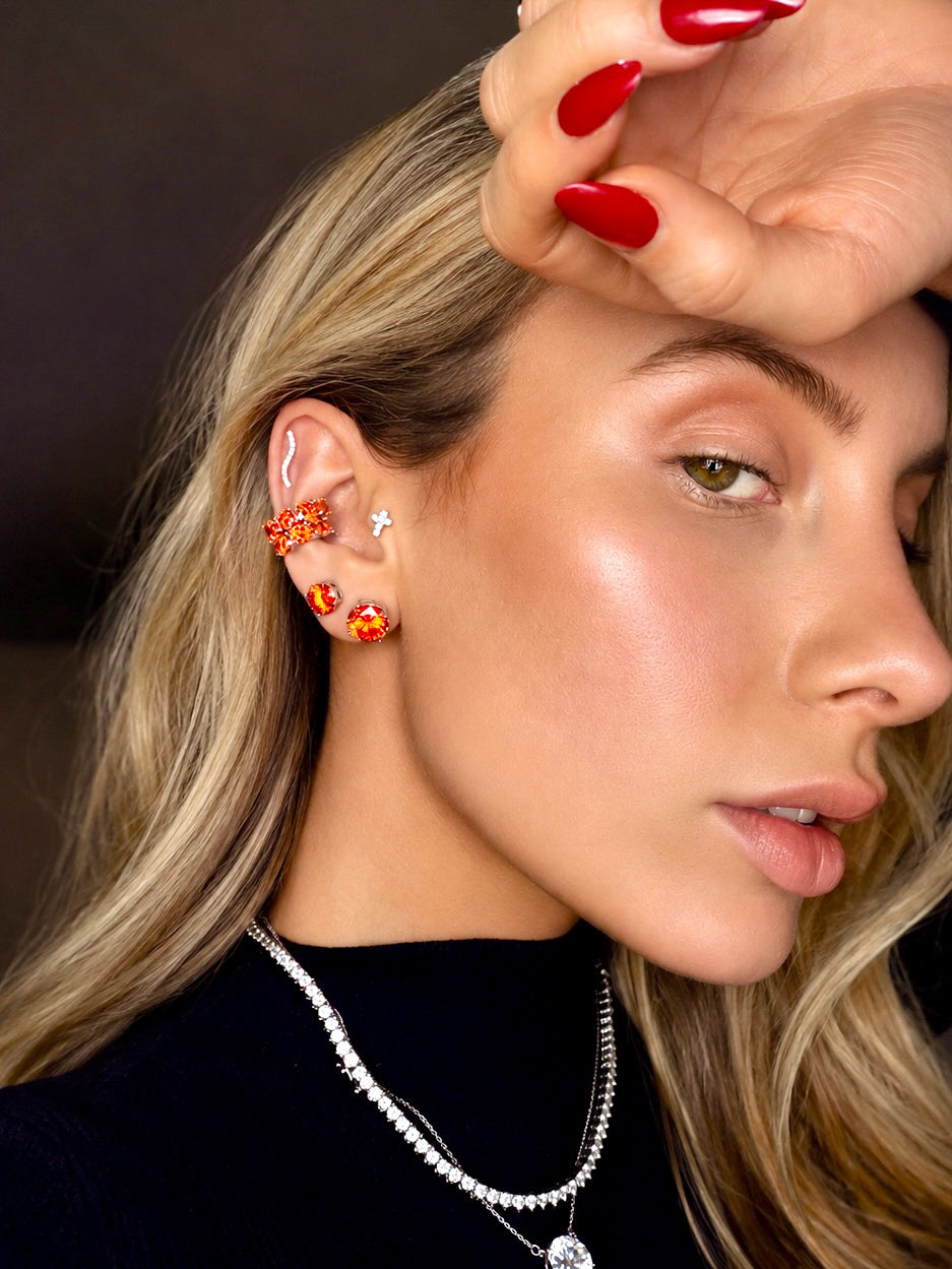 Brinco Chelsea Aperol Spritz — 8 mm | Ice Cut