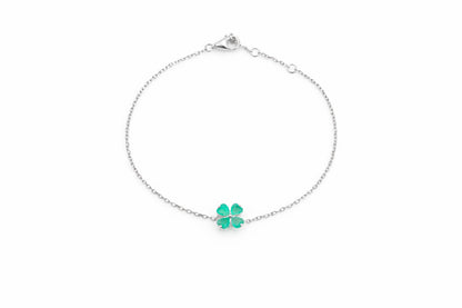 Pulseira Clover | Esmeralda Colombiana Lab Grown