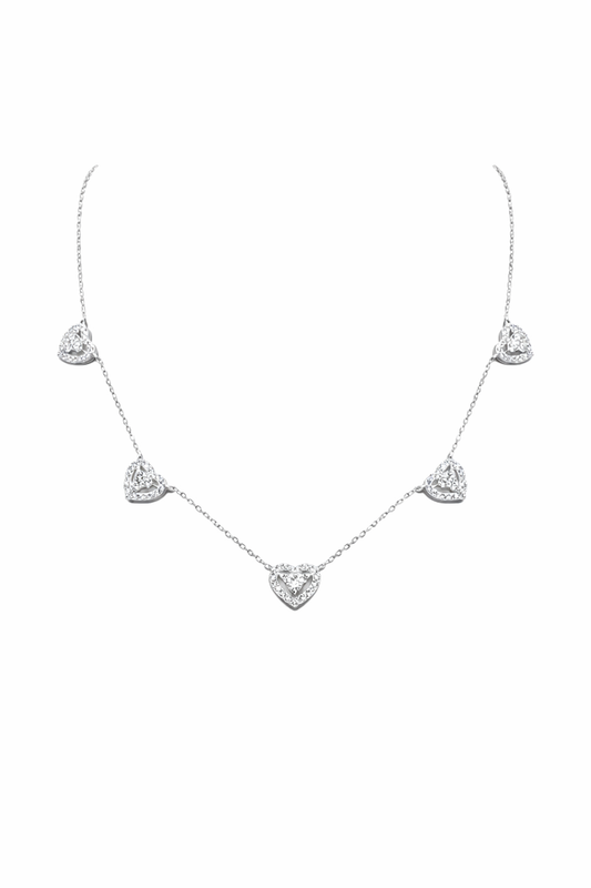 Colar Windsor Five Hearts