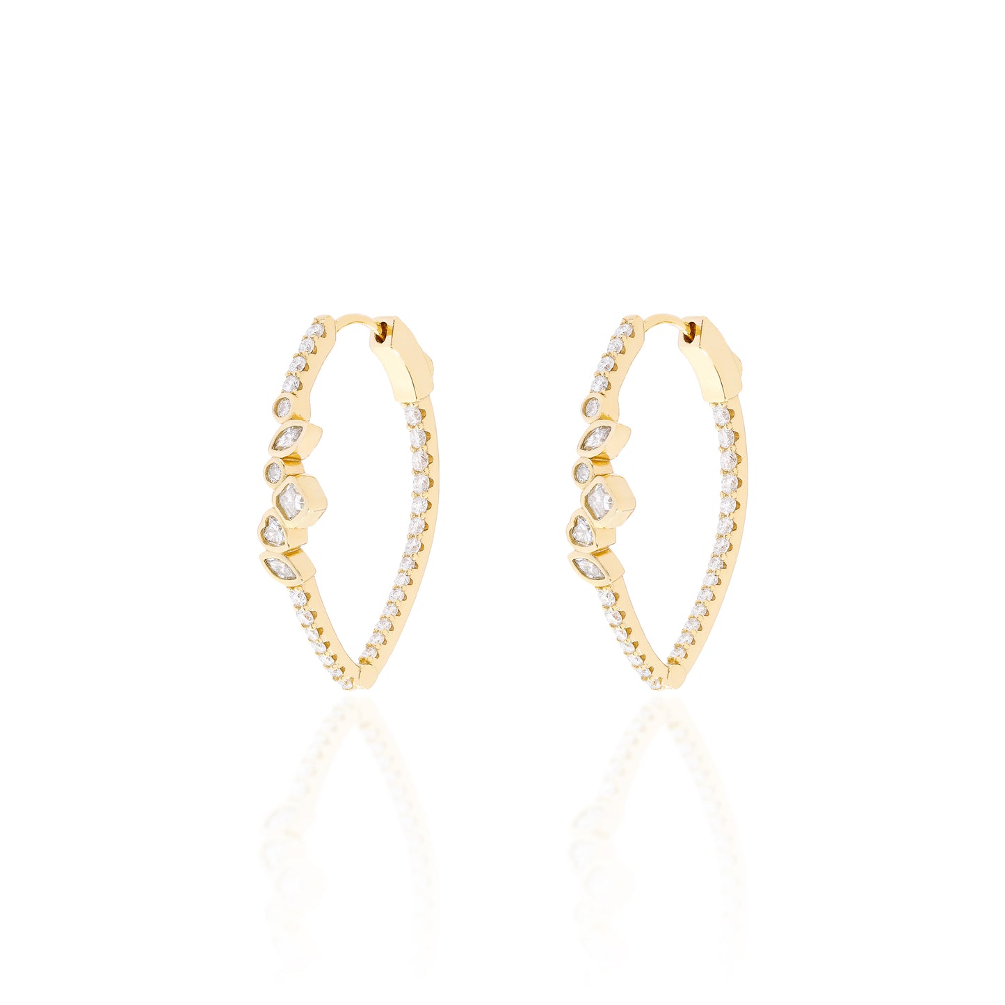 Brinco Duchess — Moissanite | Ouro 18k Vermeil
