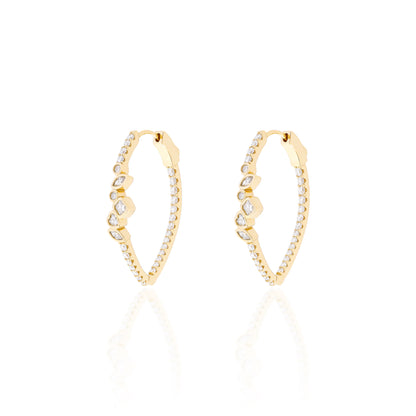Brinco Duchess — Moissanite | Ouro 18k Vermeil