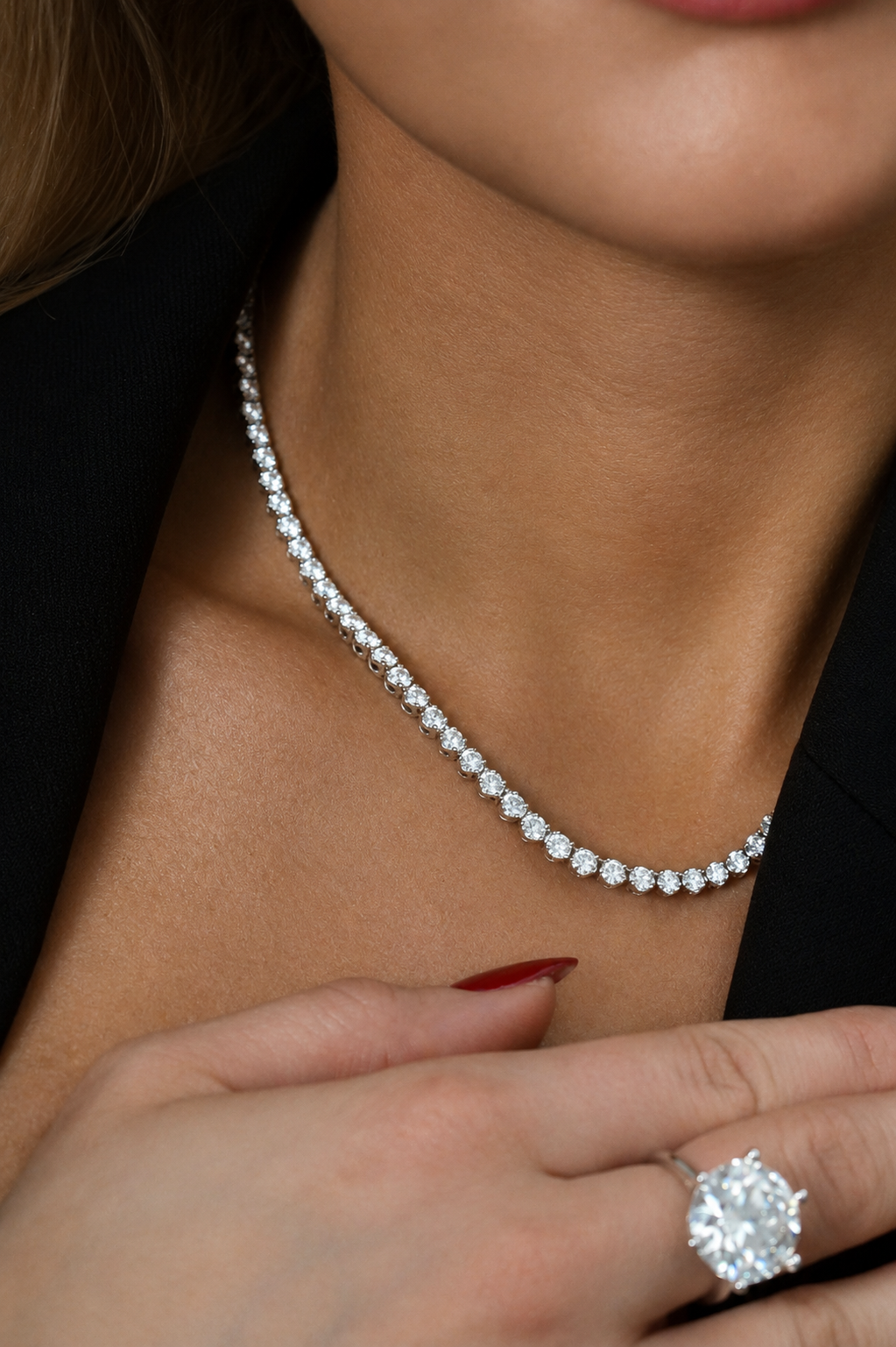 Colar Riviera Ascot - Moissanite