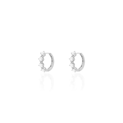 Argola Mayfair Lights — Moissanite