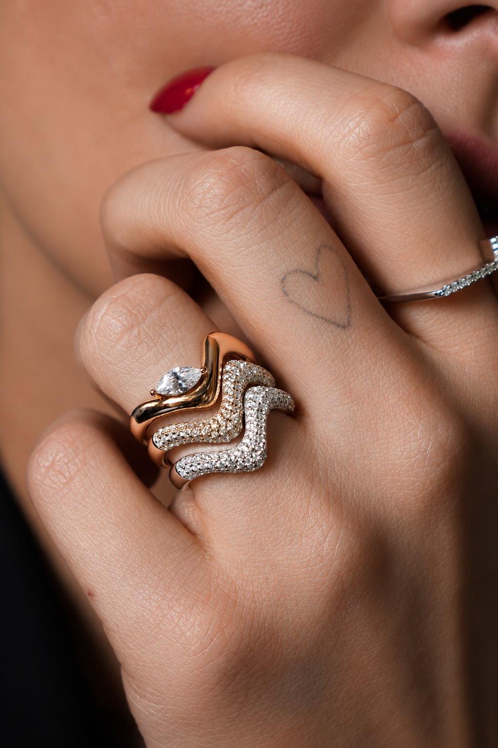 Anel Duchess - Ouro 18k Vermeil