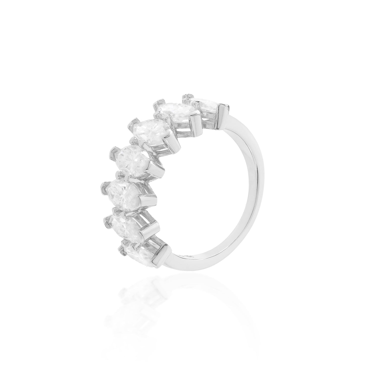 Anel Royal Marquise Moissanite 3.71ct