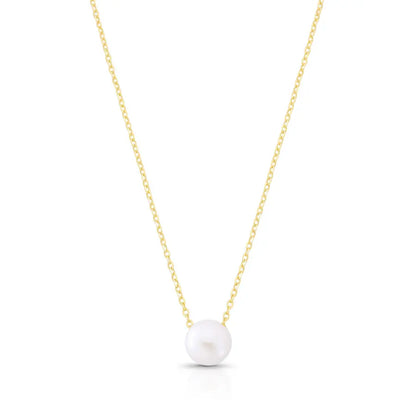 Colar Grace Pearl — Pérola Natural | Ouro 18k Vermeil