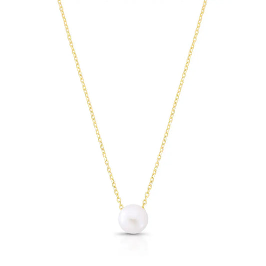 Colar Grace Pearl — Pérola Natural | Ouro 18k Vermeil