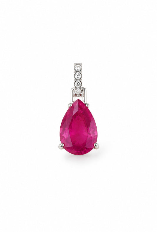 Pingente Rosebury — Safira Natural