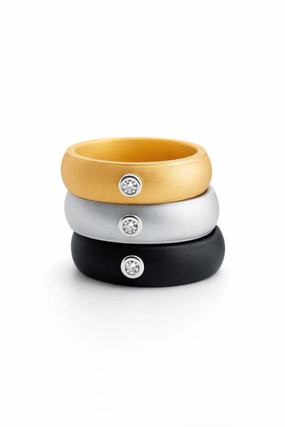 Anel Active Ciano -  Moissanite