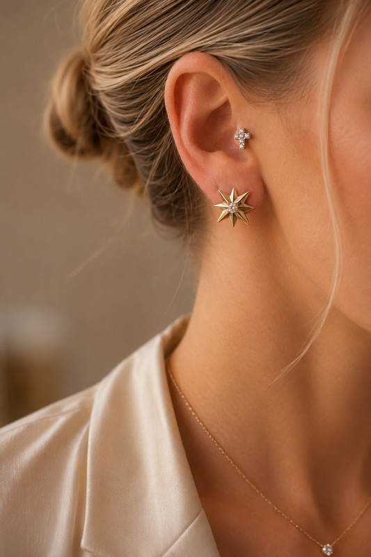 Brinco North Star Moissanite