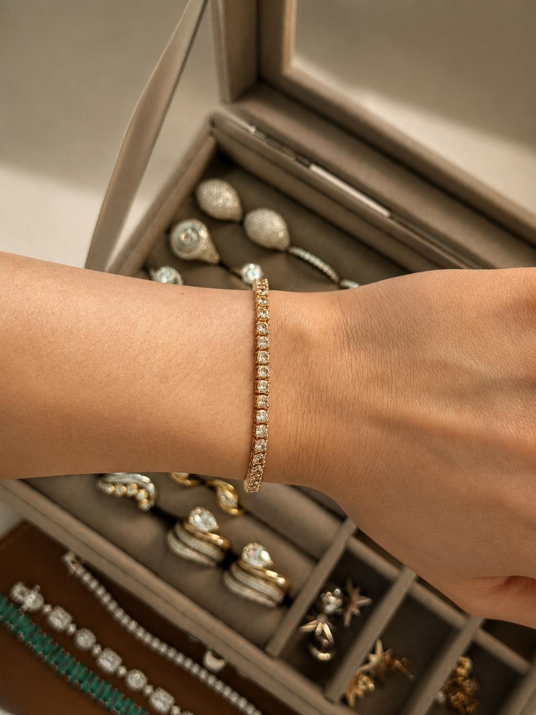 Pulseira Riviera Mayfair Champagne