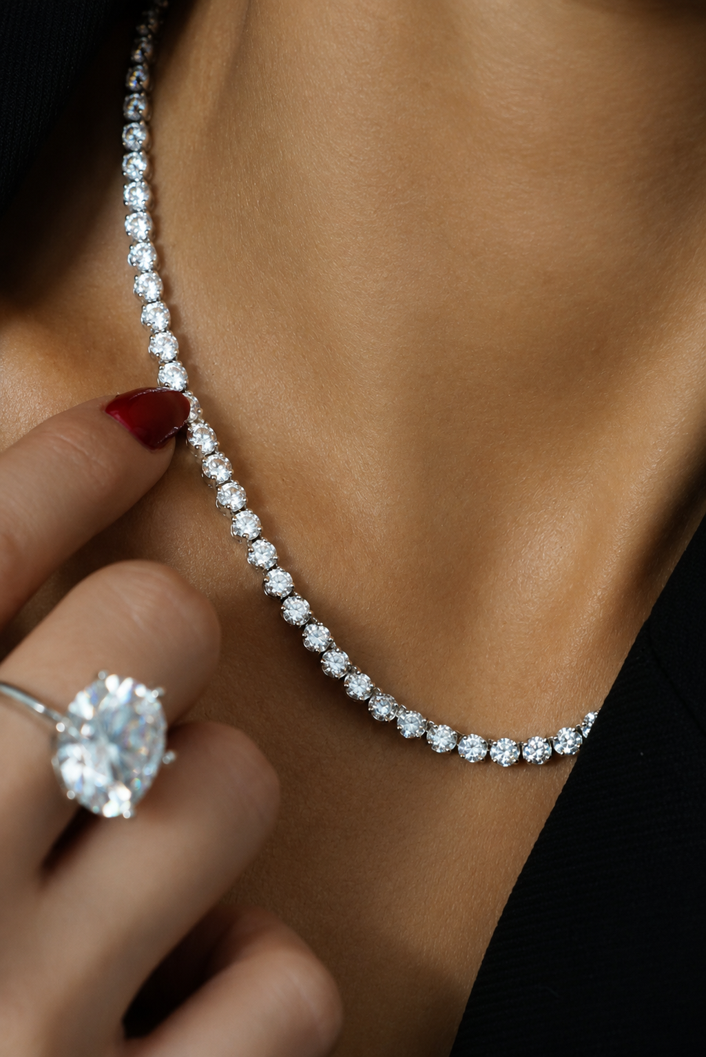 Colar Riviera Ascot - Moissanite
