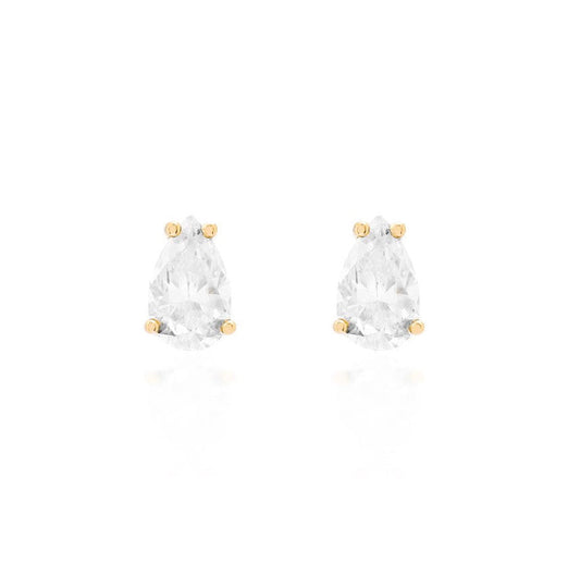 Brinco Kensington Pear Moissanite