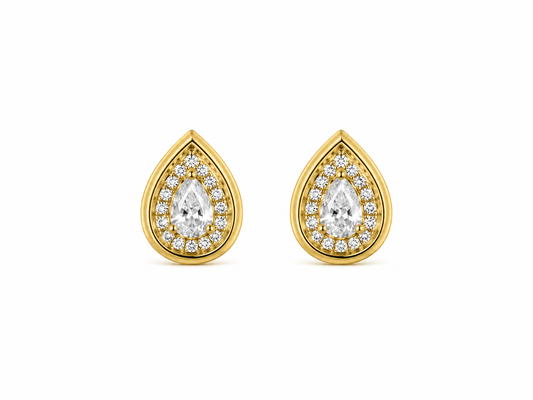Brinco Victoria - Moissanite | Ouro 18k