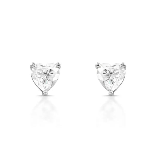 Brinco Sovereign Heart — Moissanite