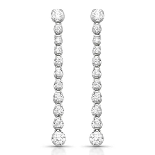 Brinco Victoria Cascade -  Moissanite