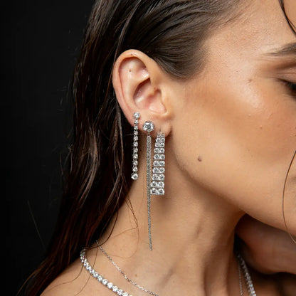 Brinco Windsor Sway - Moissanite