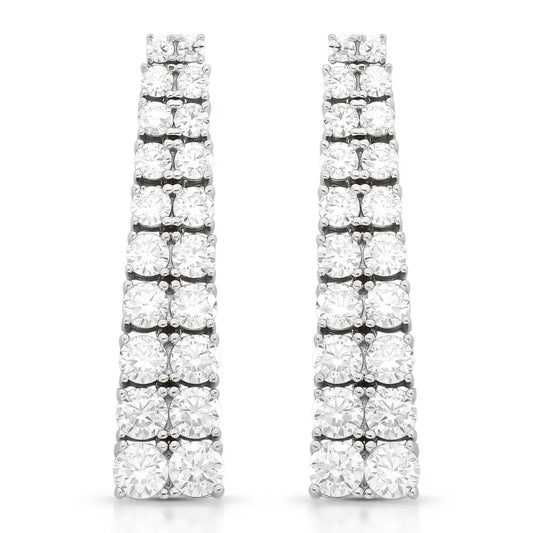 Brinco Windsor Royale - Moissanite