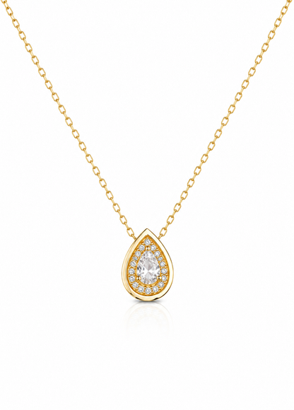 Colar Victoria Moissanite — Ouro Vermeil 18K