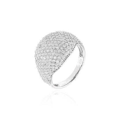 Anel Kensington Dome Moissanite