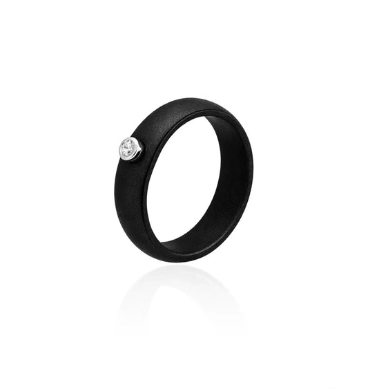 Anel Active Black -  Moissanite