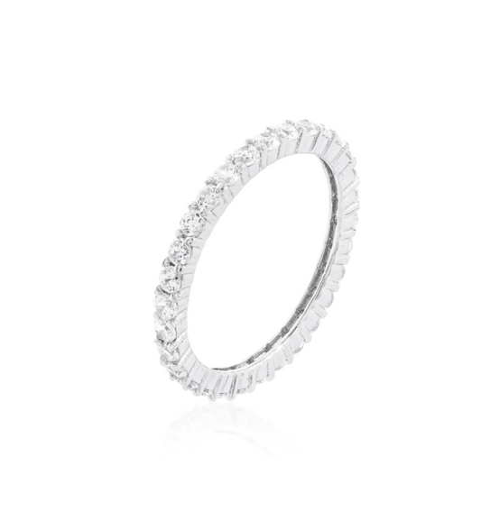 Anel Dynasty 2mm - Moissanite