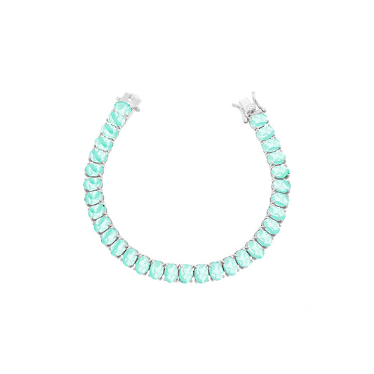 Pulseira Riviera Esmeralda Colombiana 6mm | Lab Grown